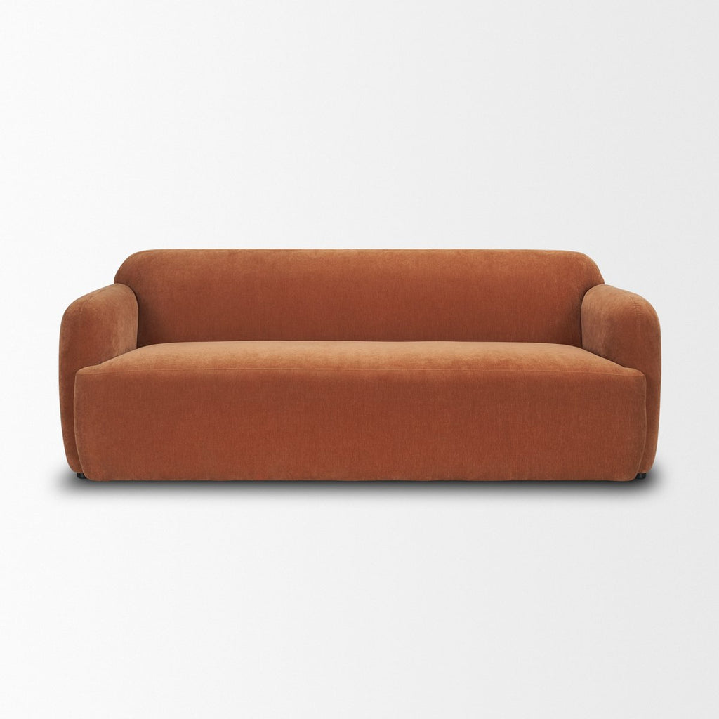 Textured Fabric Three Seater Sofa