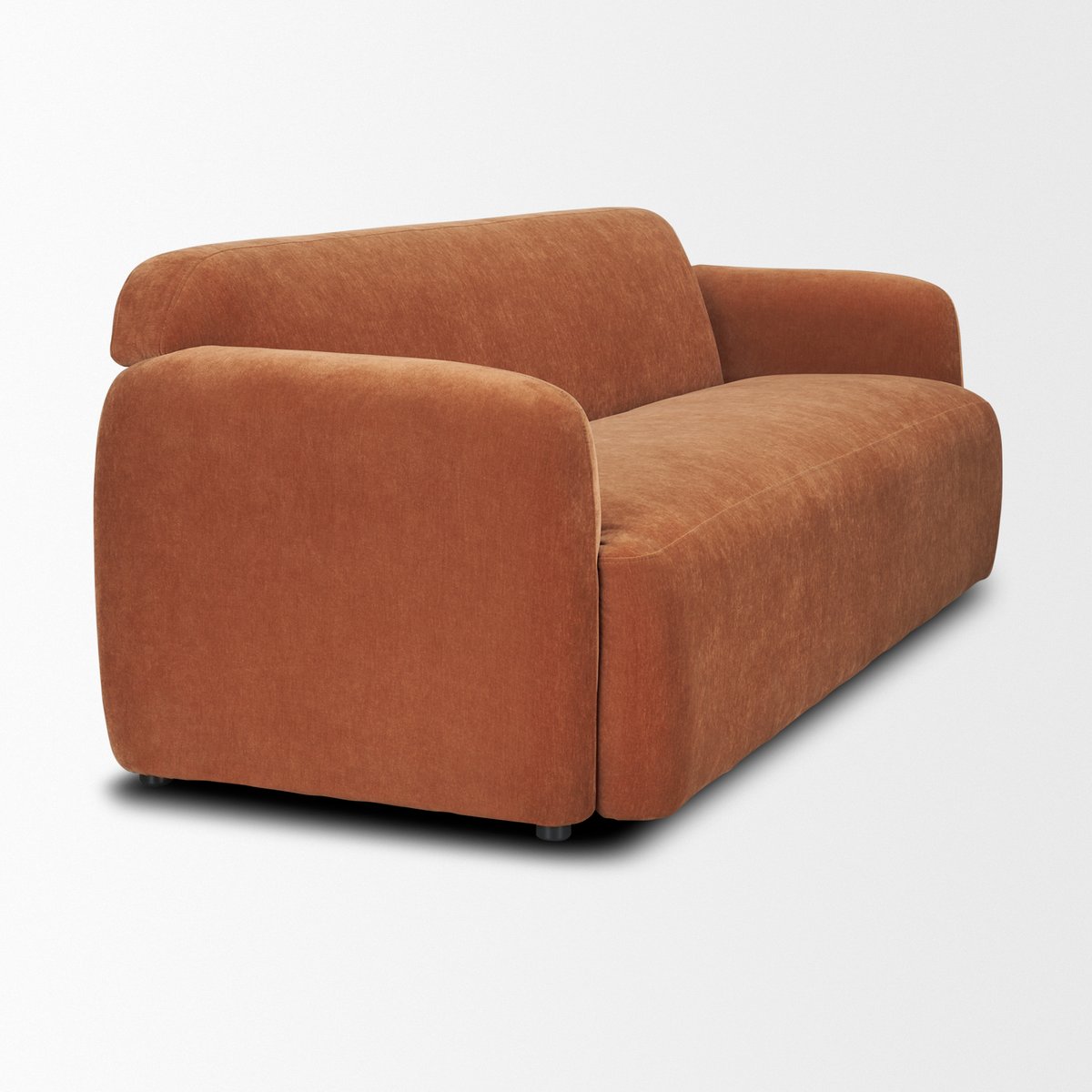 Textured Fabric Three Seater Sofa