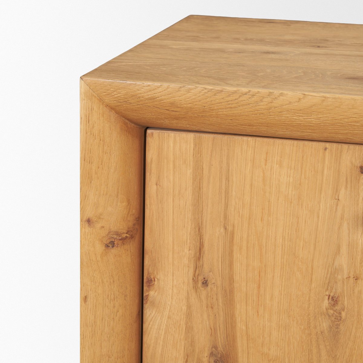 Four Doors Wooden Media Console