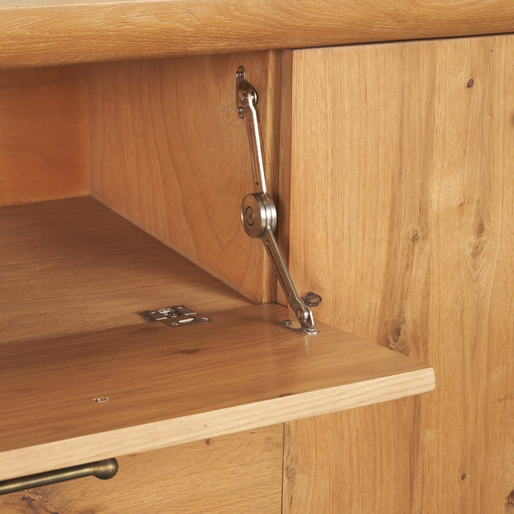 Four Doors Wooden Media Console