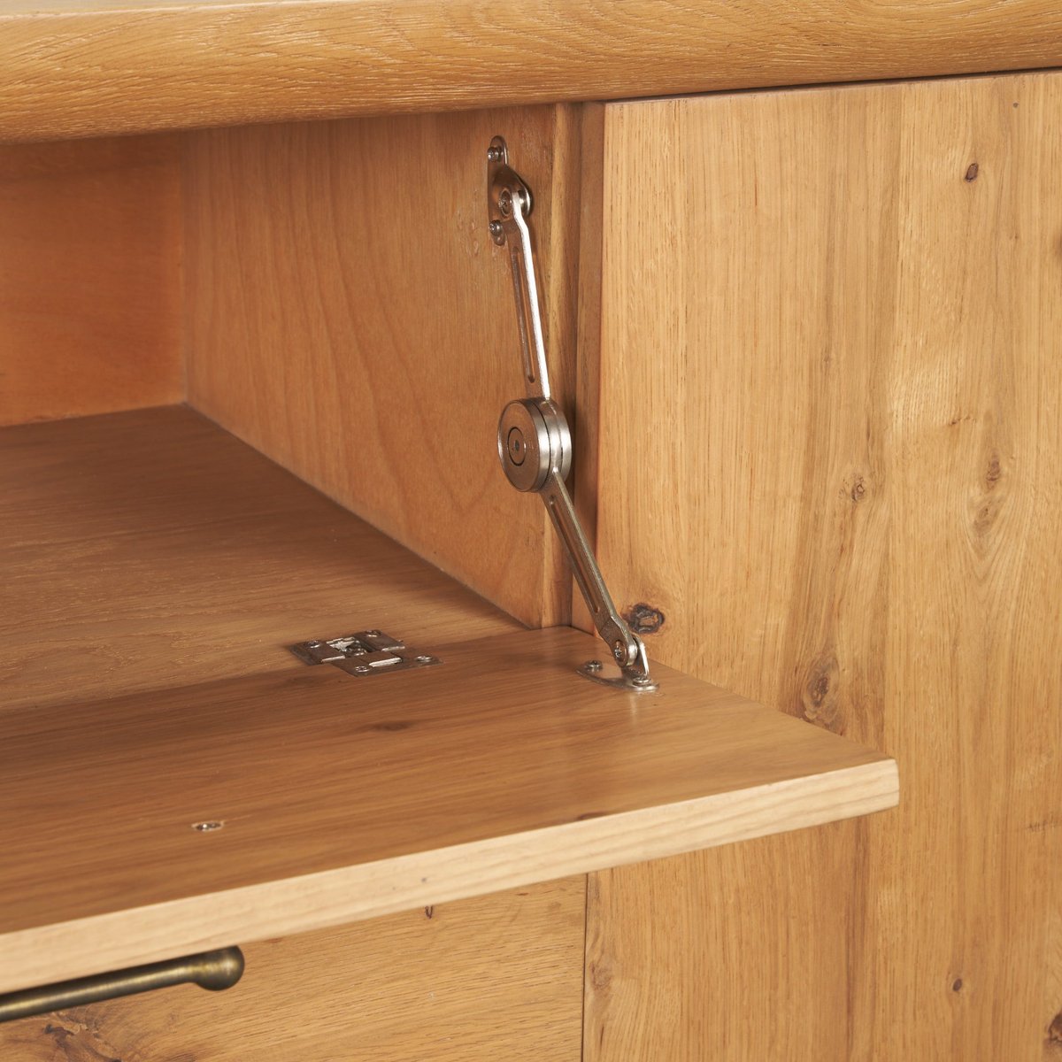 Four Doors Wooden Media Console