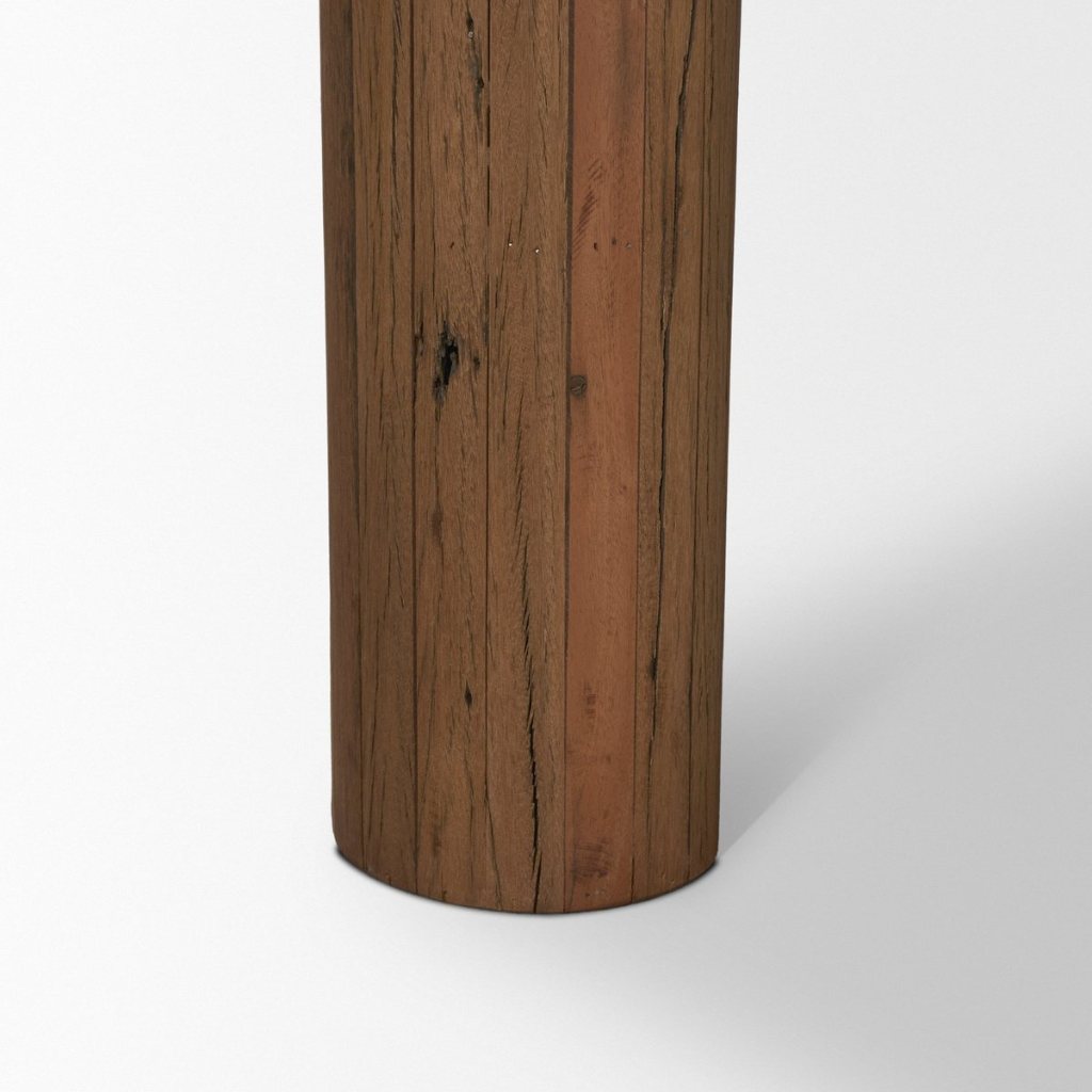 Rectangular Smooth Reclaimed Wood Dining Table