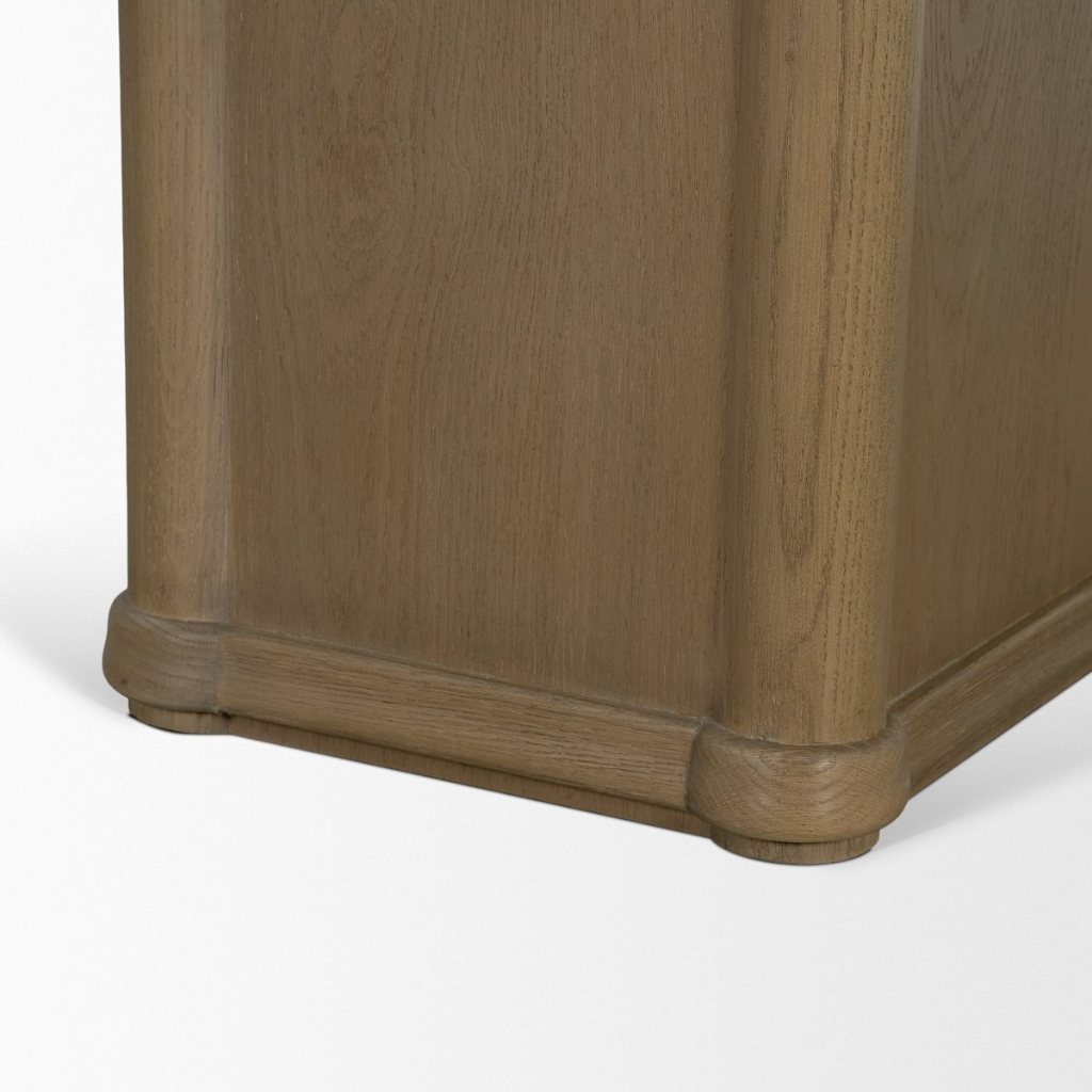 Rectangular Medium Brown Solid Wood Dining Table