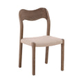 Cream Performance Fabric Dining Chair