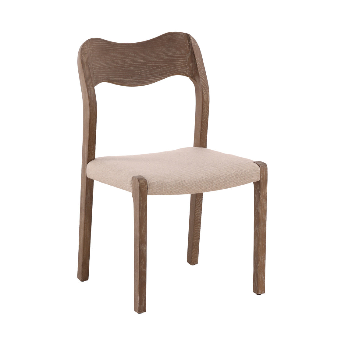 Cream Performance Fabric Dining Chair