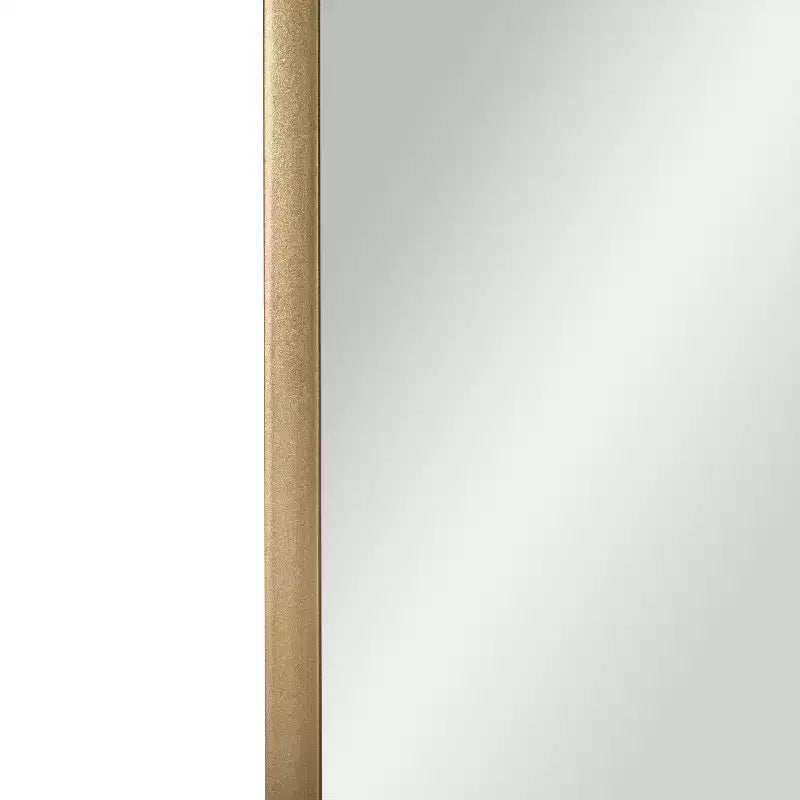 Metal Wall Mirror - Large Accent Vanity Mirror for Bathroom