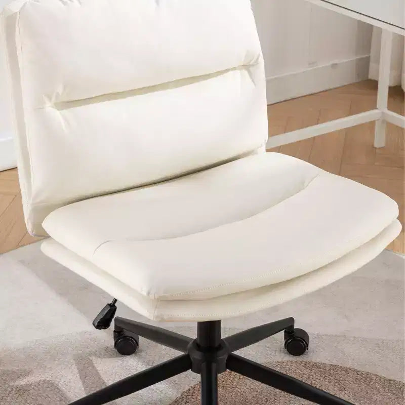 Adjustable Swivel Chair, Wide Office Chair Vanity Chair