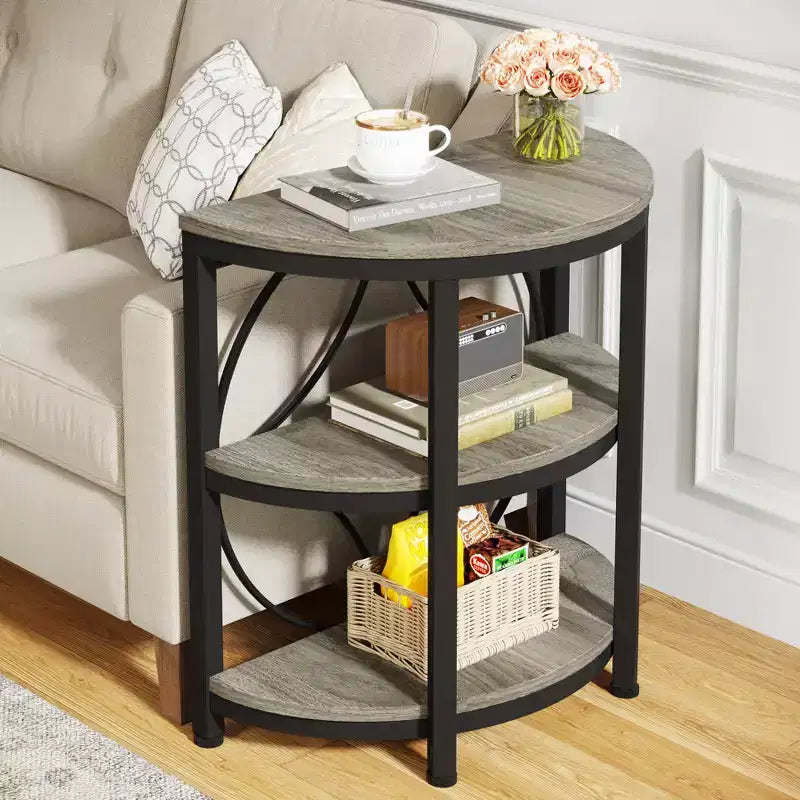3 Side Table, Gray