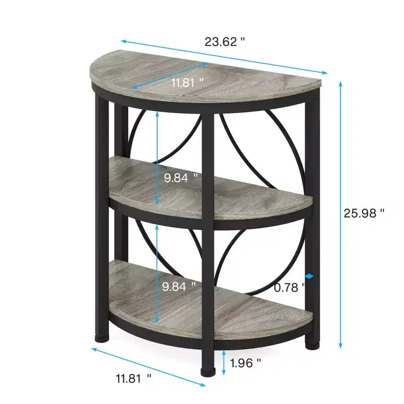 3 Side Table, Gray