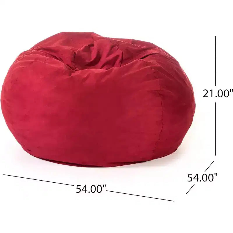 Bean Bag Chair with Removable Washable Cover, Adults Lounger for Living Room Bedroom
