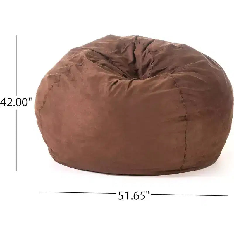 Bean Bag Chair with Removable Washable Cover, Adults Lounger for Living Room Bedroom
