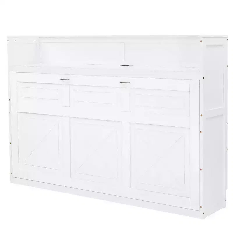 Lit avec bureau et station de recharge USB