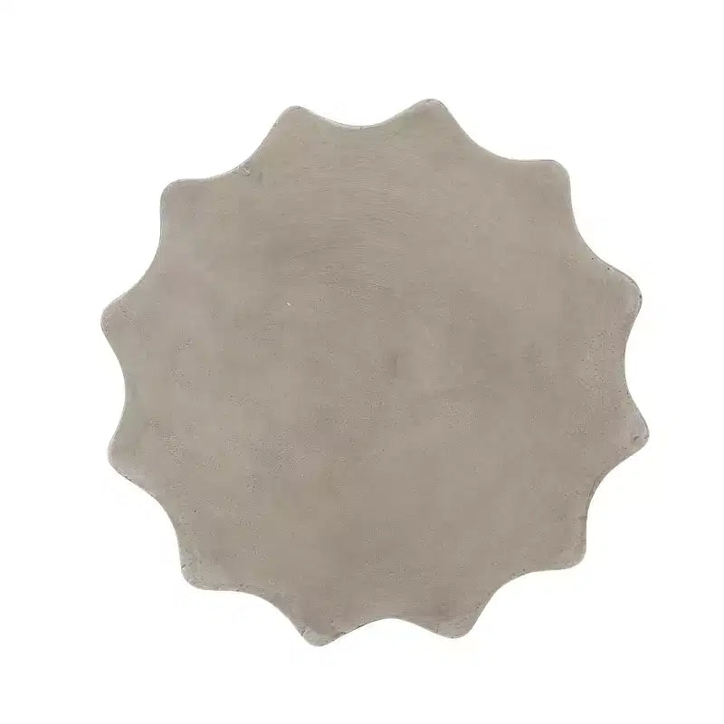 Outdoor Side Table, Sunburst Hourglass Shape