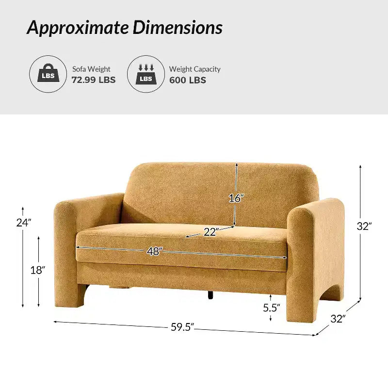 Modern Loveseat