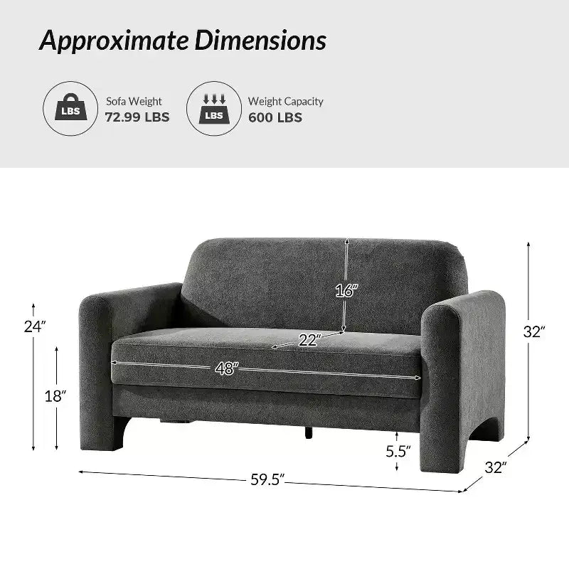 Modern Loveseat