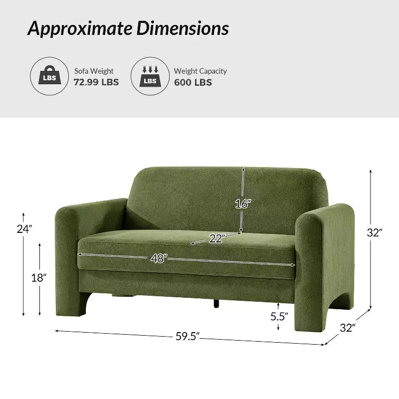 Modern Loveseat