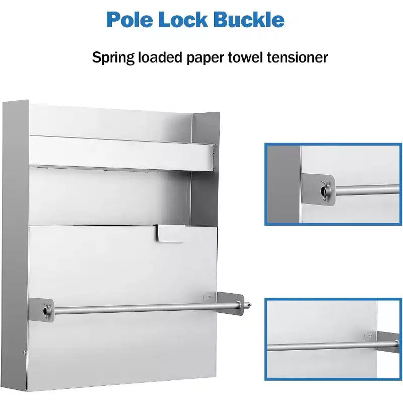 Aluminium Work Station Storage Cabinet, w/ Rack, Cabinet for Storage
