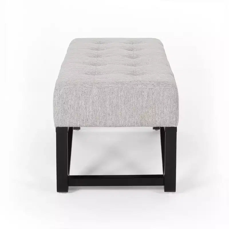 47 Modern Ottoman Bench with Upholstered Entryway Bench with Bench for Living Room, Bedroom