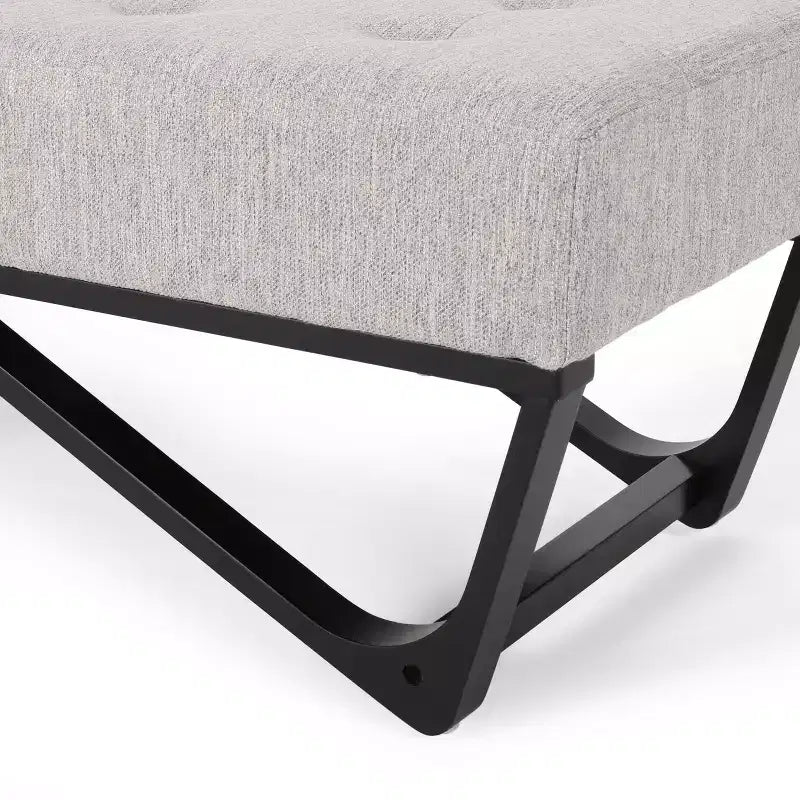 47 Modern Ottoman Bench with Upholstered Entryway Bench with Bench for Living Room, Bedroom