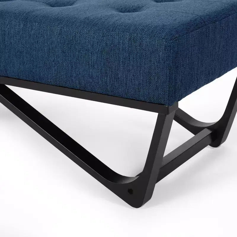 47 Modern Ottoman Bench with Upholstered Entryway Bench with Bench for Living Room, Bedroom