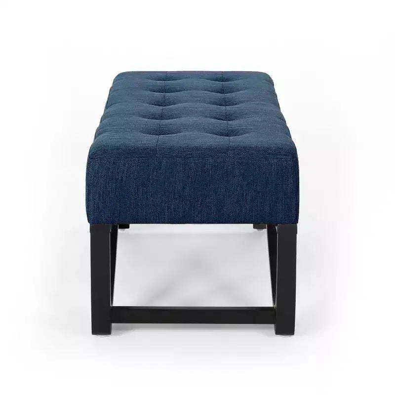 47 Modern Ottoman Bench with Upholstered Entryway Bench with Bench for Living Room, Bedroom