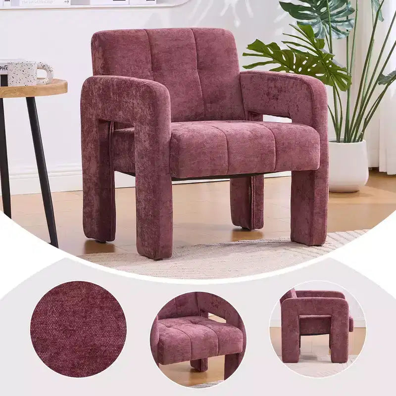 Modern Accent Upholstered Single Sofa Chair with Chair Living Room,Bedroom,Office,500