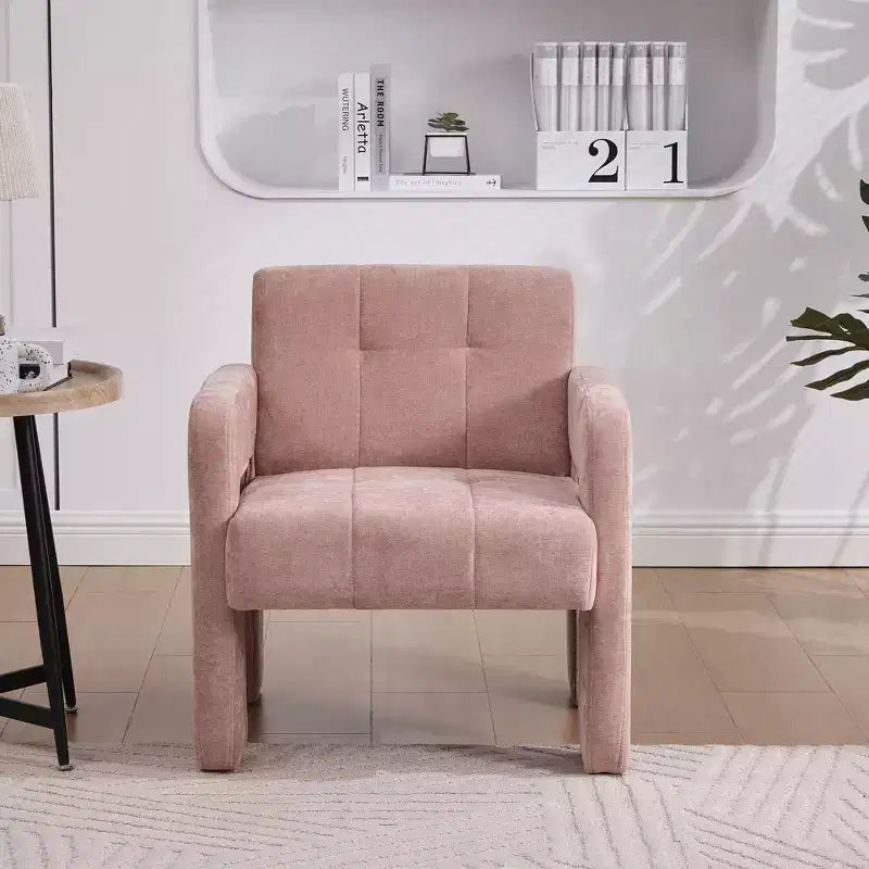 Fauteuil simple rembourré Modern Accent pour salon, chambre, bureau, 500