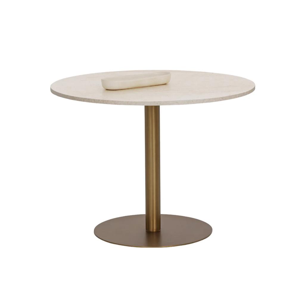 Marble Top Round Bistro Table
