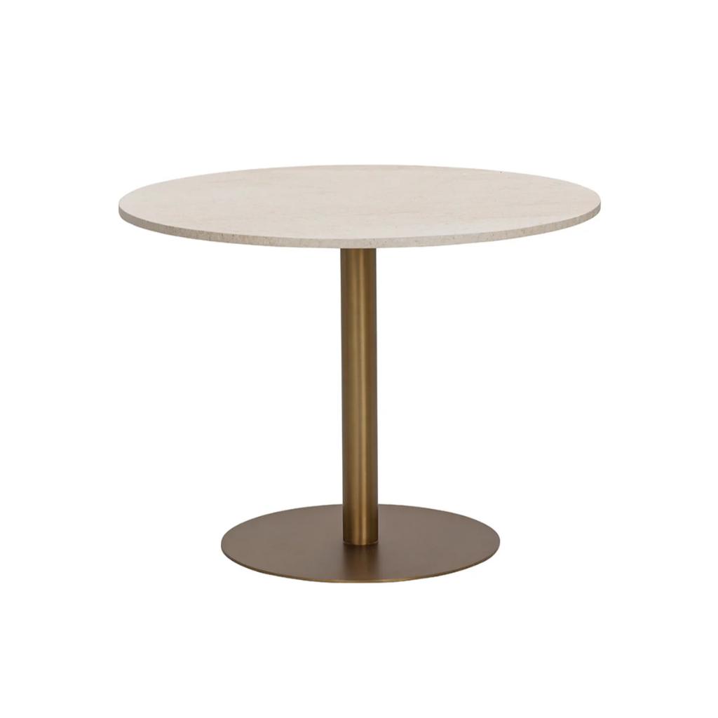 Marble Top Round Bistro Table