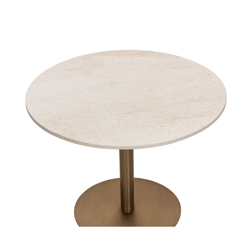 Marble Top Round Bistro Table