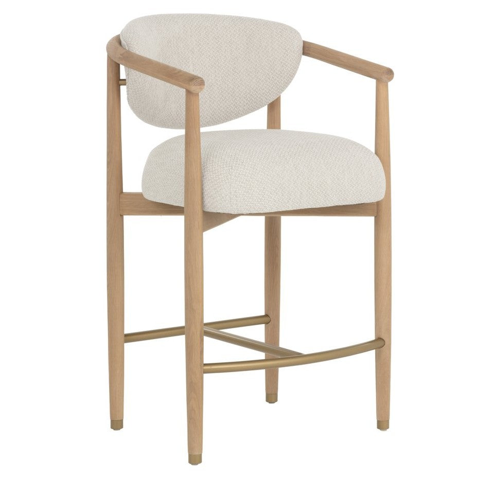 Fabric Counter Stool