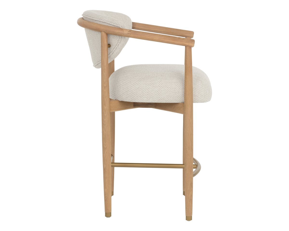 Fabric Counter Stool