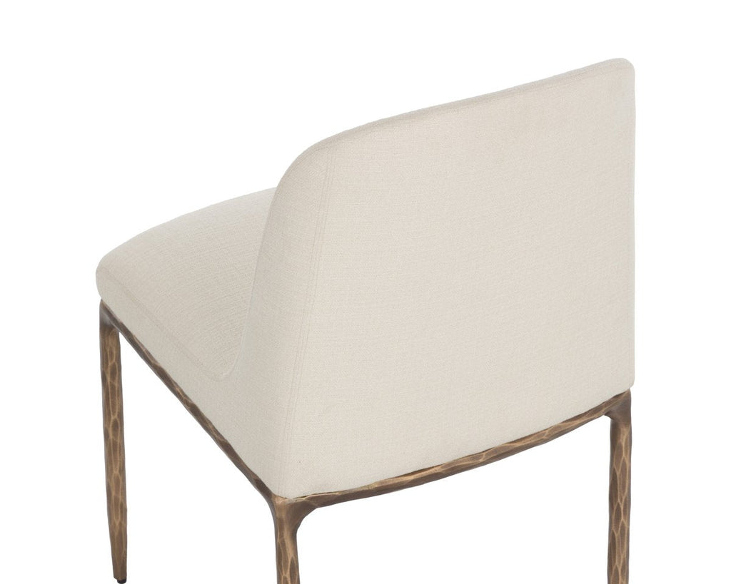 Fabric Armless Dining Chair