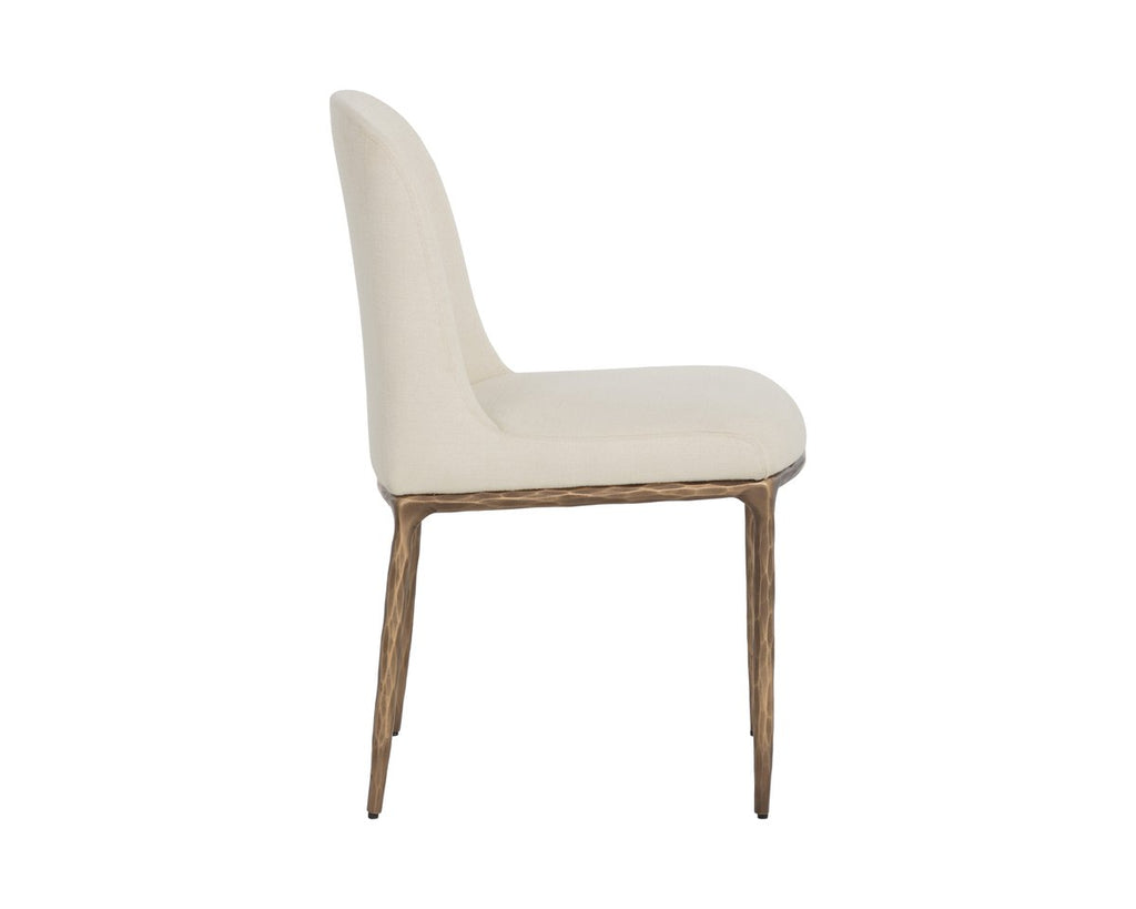 Fabric Armless Dining Chair