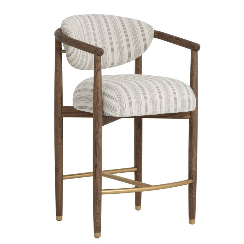 Fabric Counter Stool