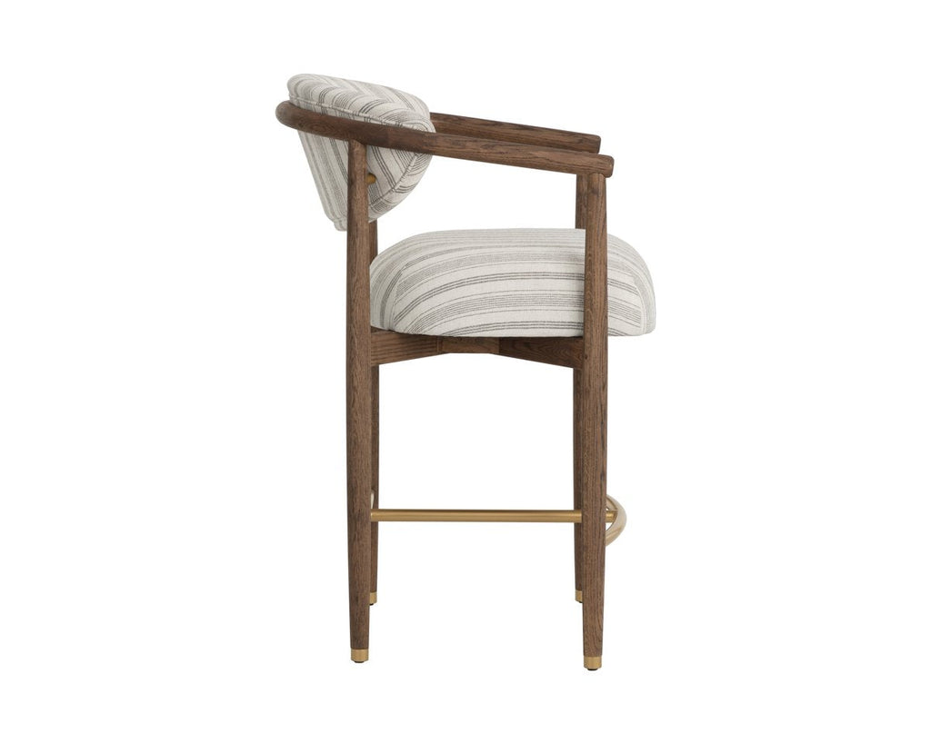 Fabric Counter Stool