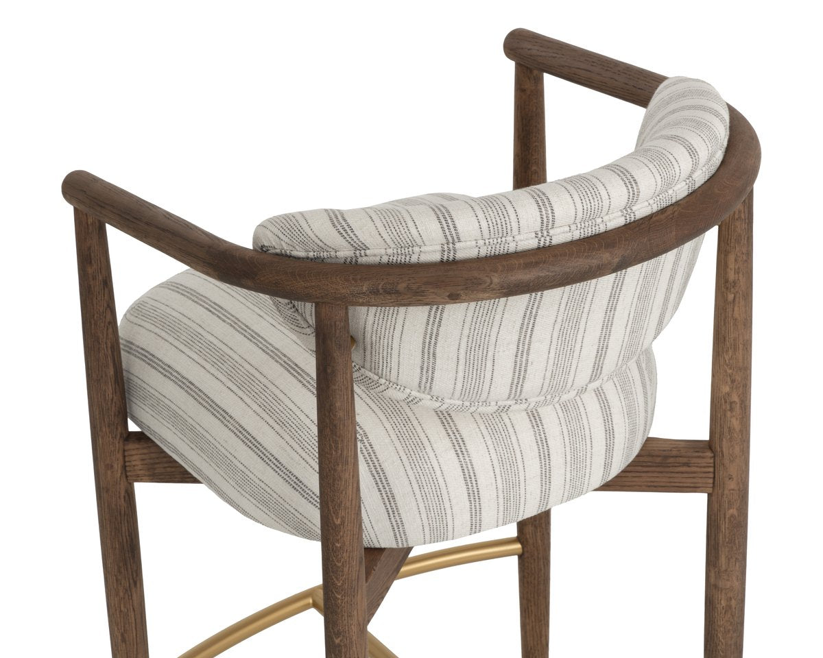 Fabric Counter Stool