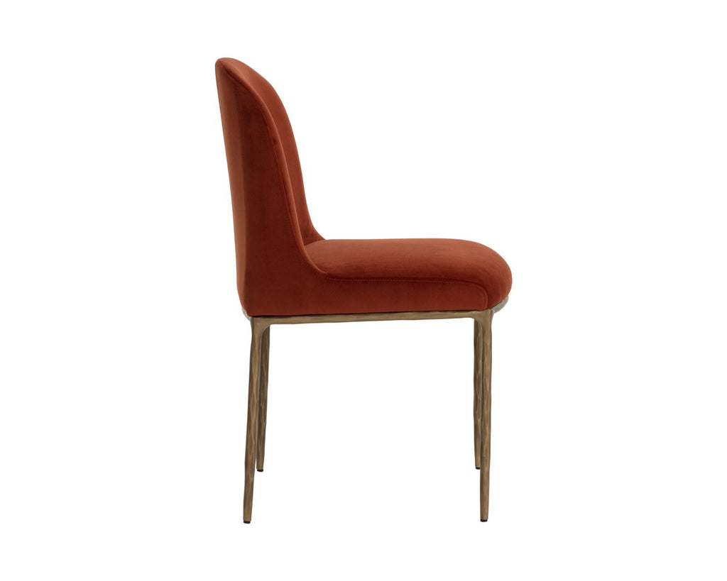 Fabric Armless Dining Chair