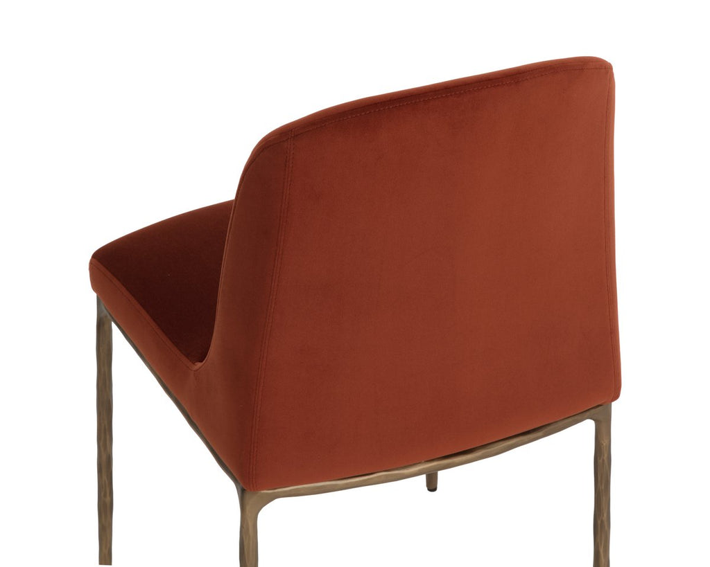 Fabric Armless Dining Chair