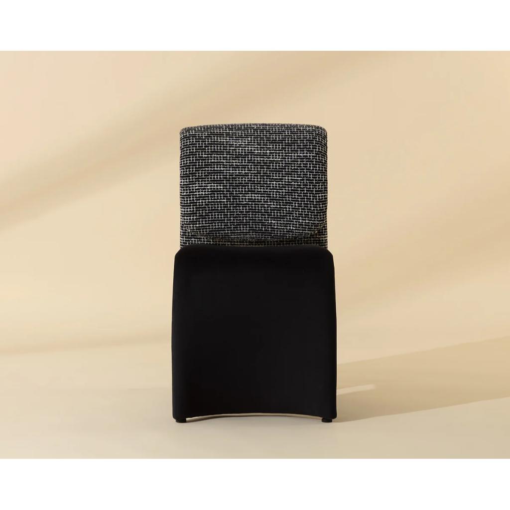 Fabric Armlsss Dining Chair