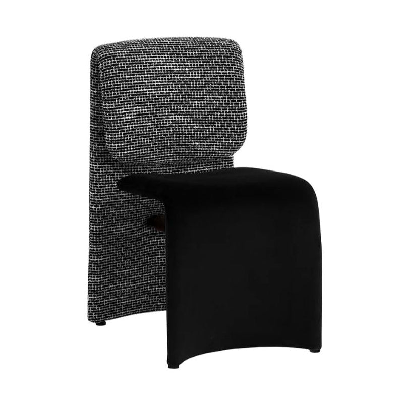Fabric Armlsss Dining Chair