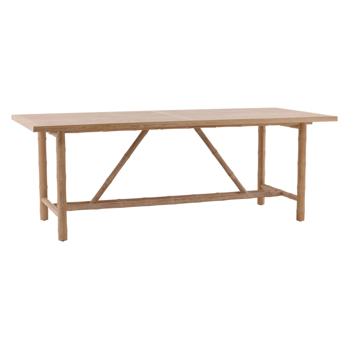 Natural Wooden Rectangular Dining Table