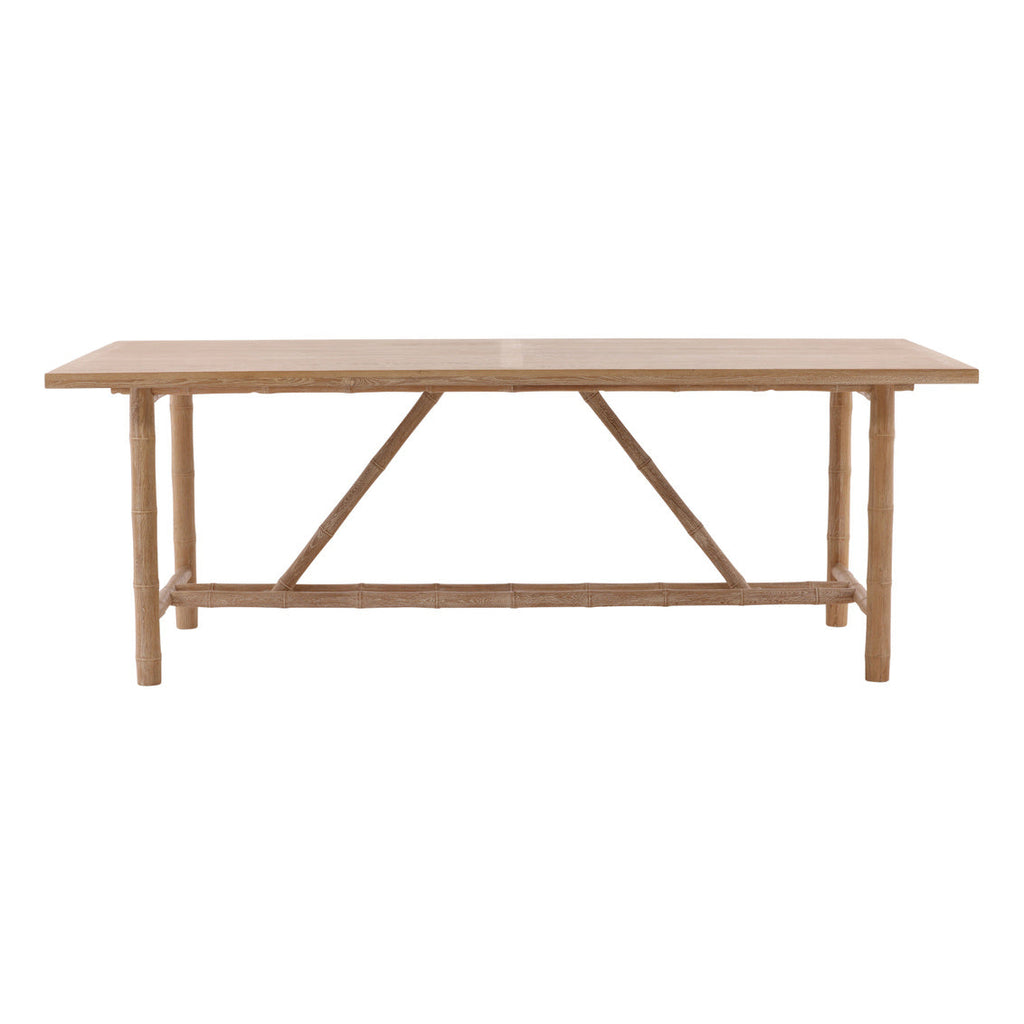 Natural Wooden Rectangular Dining Table