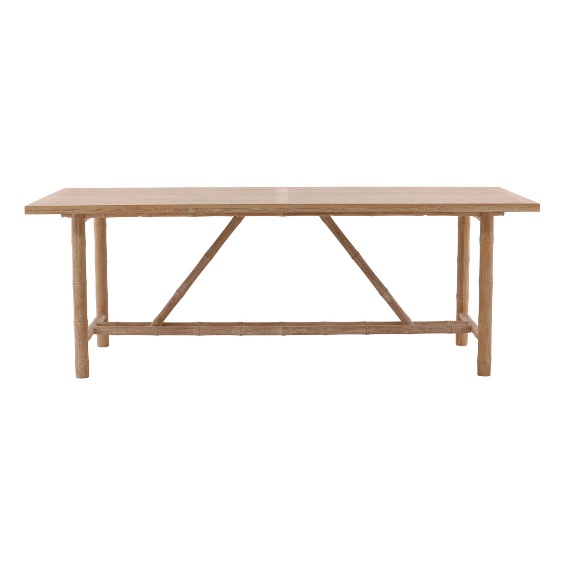 Natural Wooden Rectangular Dining Table