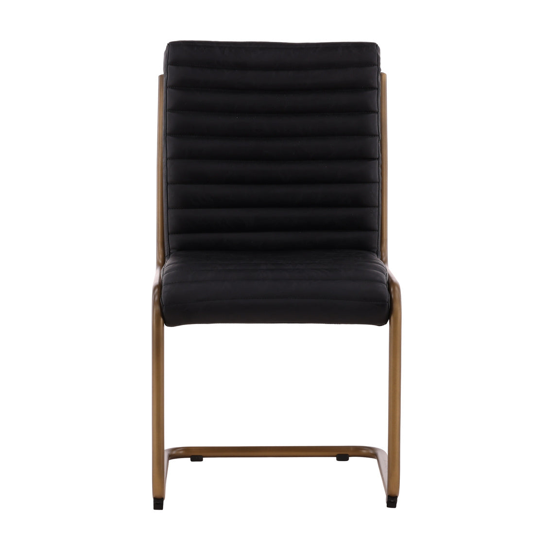 Black Leather Dining Chair