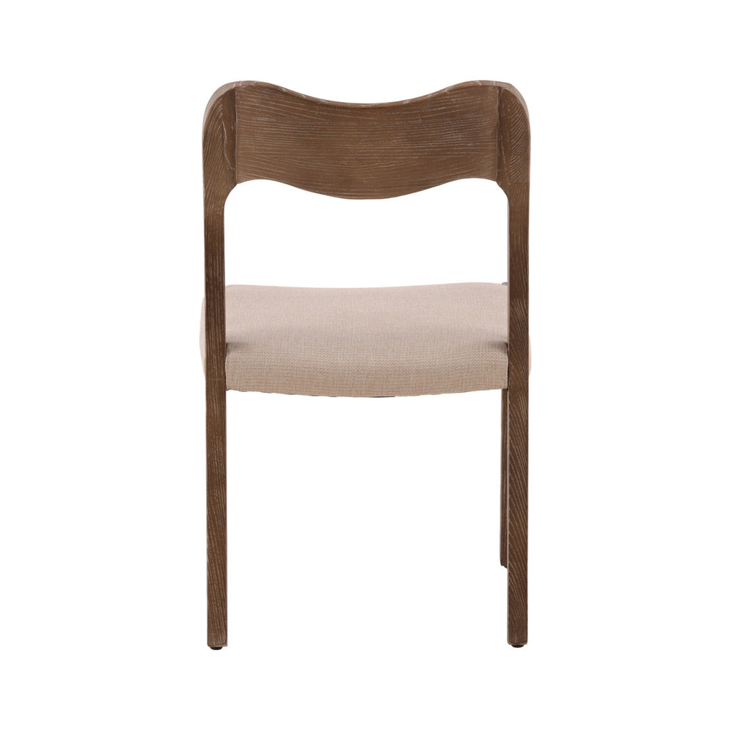 Cream Performance Fabric Dining Chair