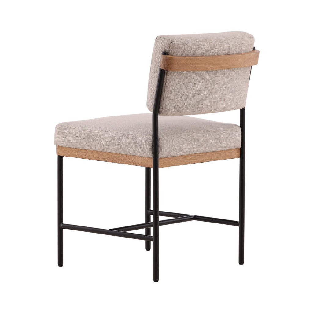 Cream Performance Fabric Side Chair