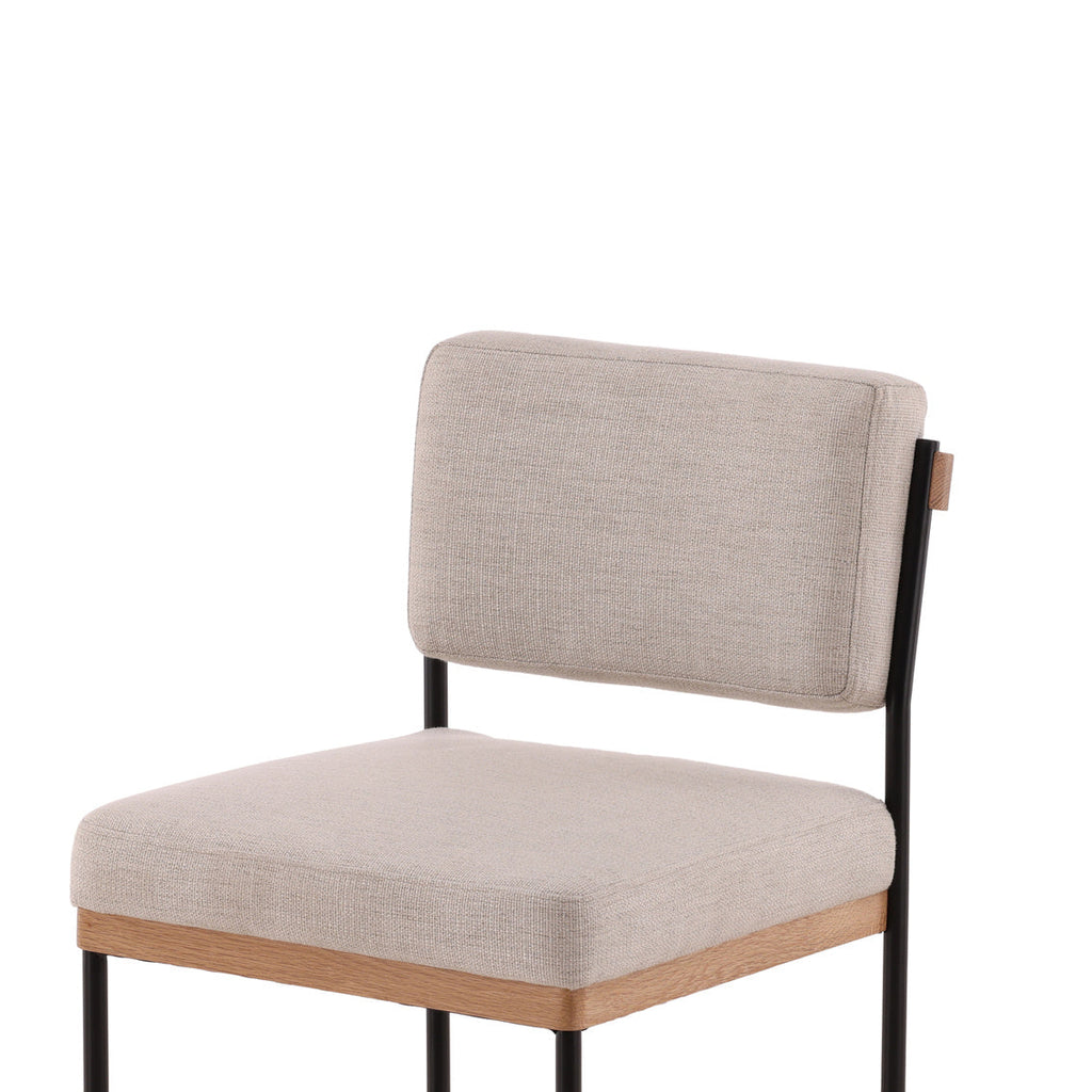 Cream Performance Fabric Side Chair