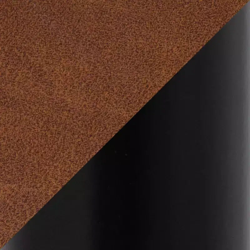 Chaise de salle à manger, similicuir capitonné avec accoudoir, structure en métal