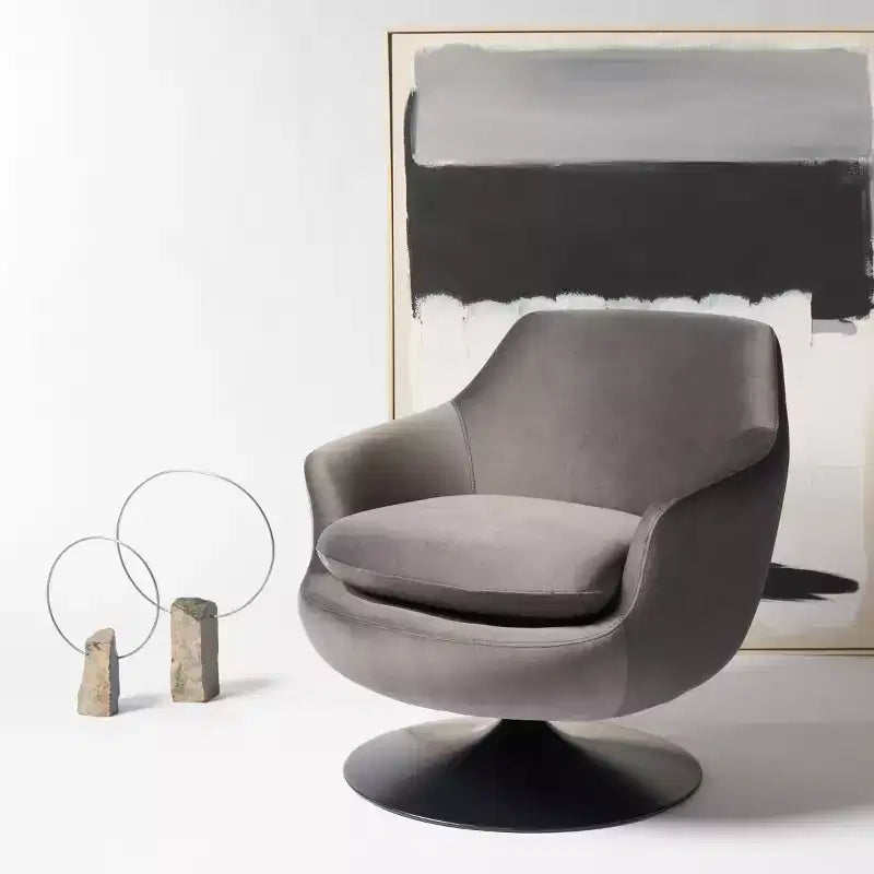 Velvet Swivel Chair - SFV4743 - Couture